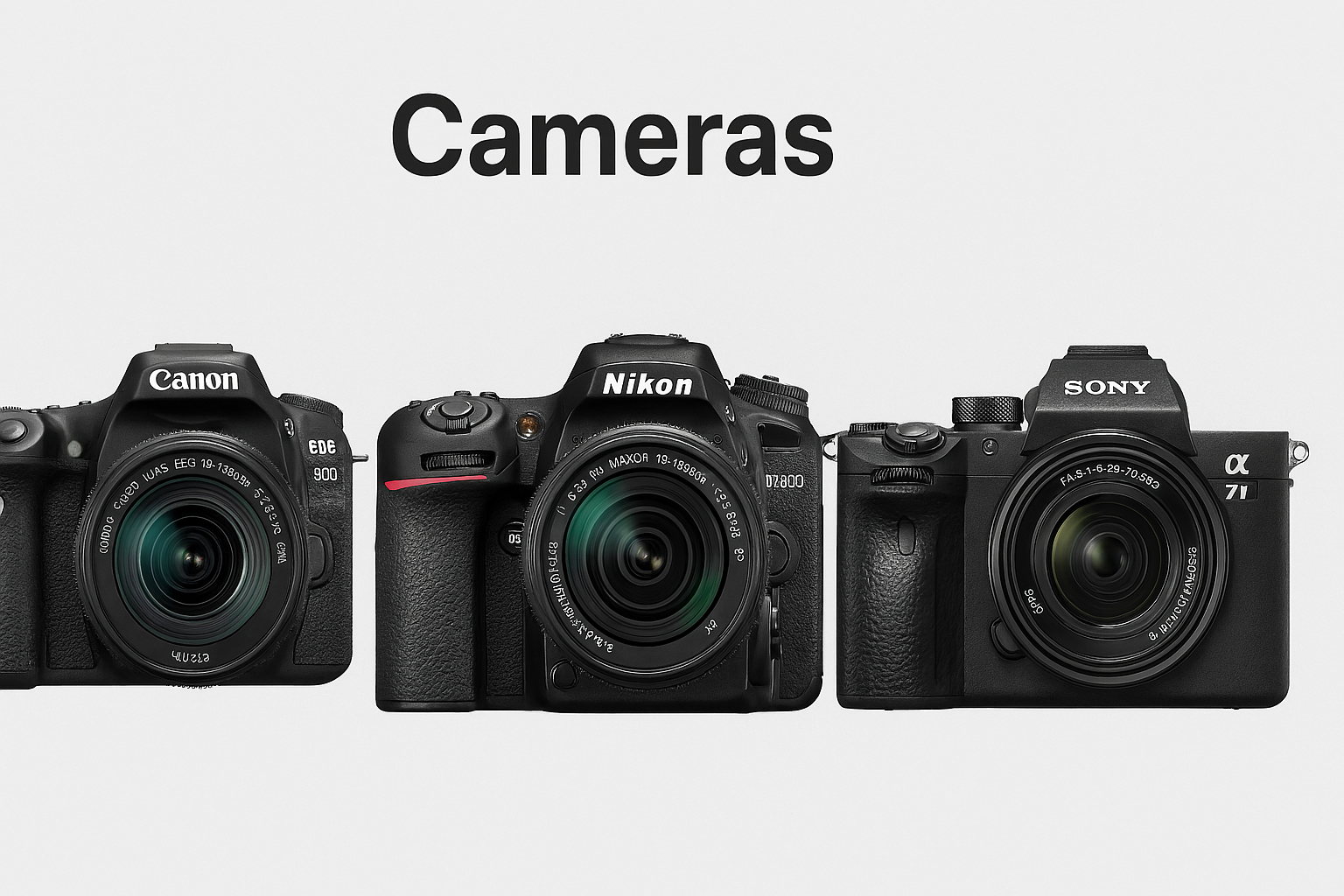 DSLR and Mirrorless Cameras